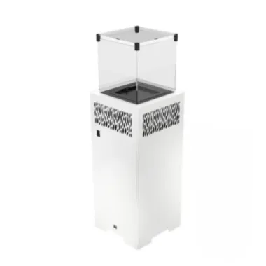 Hitze Gazowy ogrzewacz tarasowy biały FUENTE Q 437 x 1375 x 437mm / FUENTE Q.W