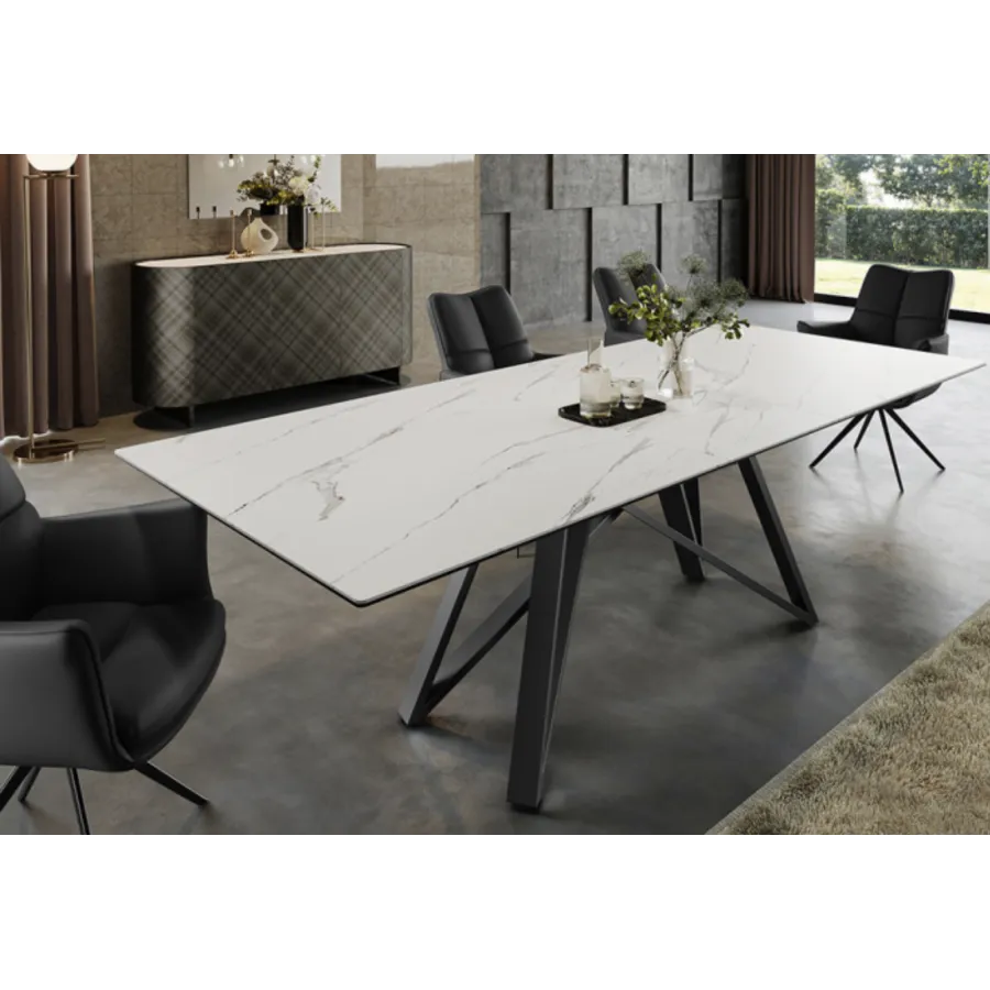 Invicta Stół rozkładany do jadalni ATLAS ceramiczny 160 - 200cm / 46497