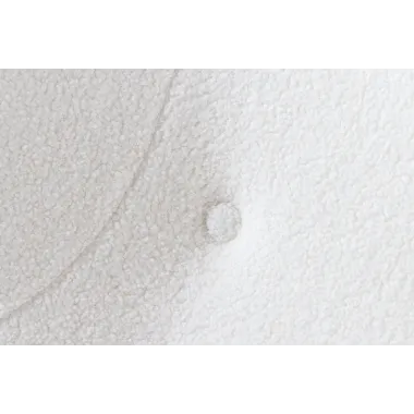 Invicta Fotel uszak DON białe bouclé 88cm / 45970