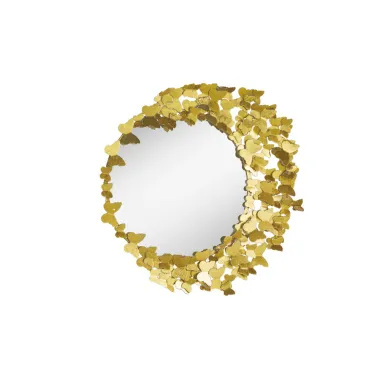 Invicta Lustro ścienne MOTYL złote 80cm / 42780