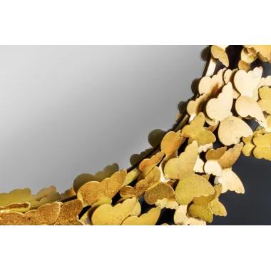 Invicta Lustro ścienne MOTYL złote 80cm / 42780