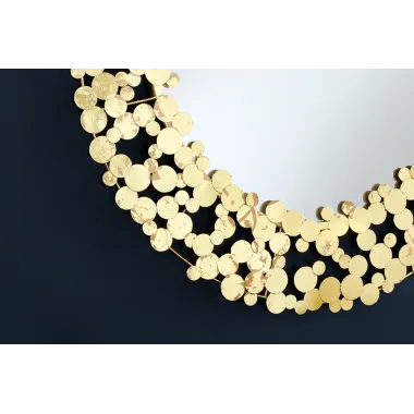 Invicta Lustro ścienne COINS w kolorze starego złota 80cm / 42242