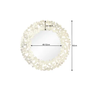 Invicta Lustro ścienne COINS w kolorze starego złota 80cm / 42242