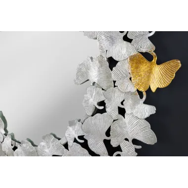 Invcita Lustro ścienne LIŚCIE GINKGO 95cm / 42778