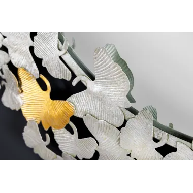Invcita Lustro ścienne LIŚCIE GINKGO 95cm / 42778