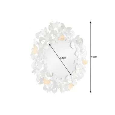 Invcita Lustro ścienne LIŚCIE GINKGO 95cm / 42778