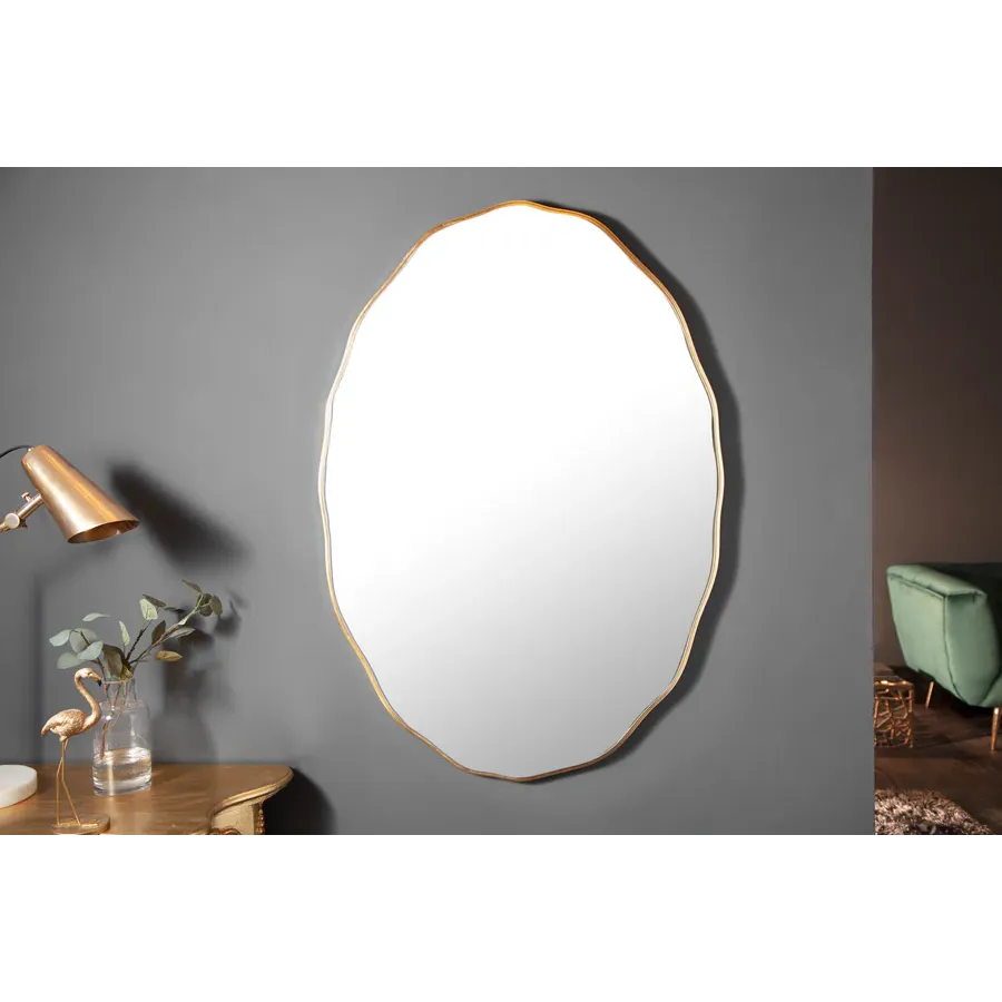 Invicta Lustro ścienne ELEGANCIA owalne drewno 100cm / 40696