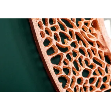 Invicta Lustro ścienne LEAF miedziane 110cm / 40875