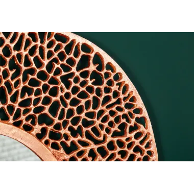 Invicta Lustro ścienne ABSTRACT LEAF miedziane 115cm / 41436