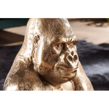 Invicta Stolik kawowy KONG złote szkło 60cm / 43518