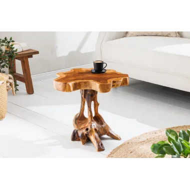 Invicta stolik ROOT drewno tekowe naturalne 40cm / 44713