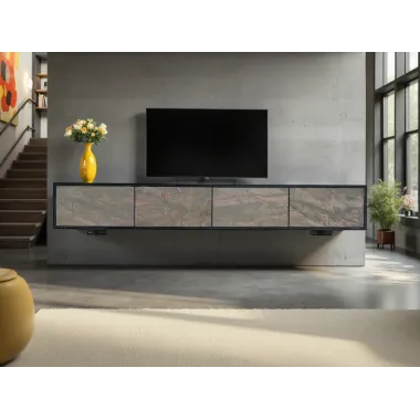 Komoda pod TV MOUNTAIN SOUL z naturalnego kamienia 200cm / 46112