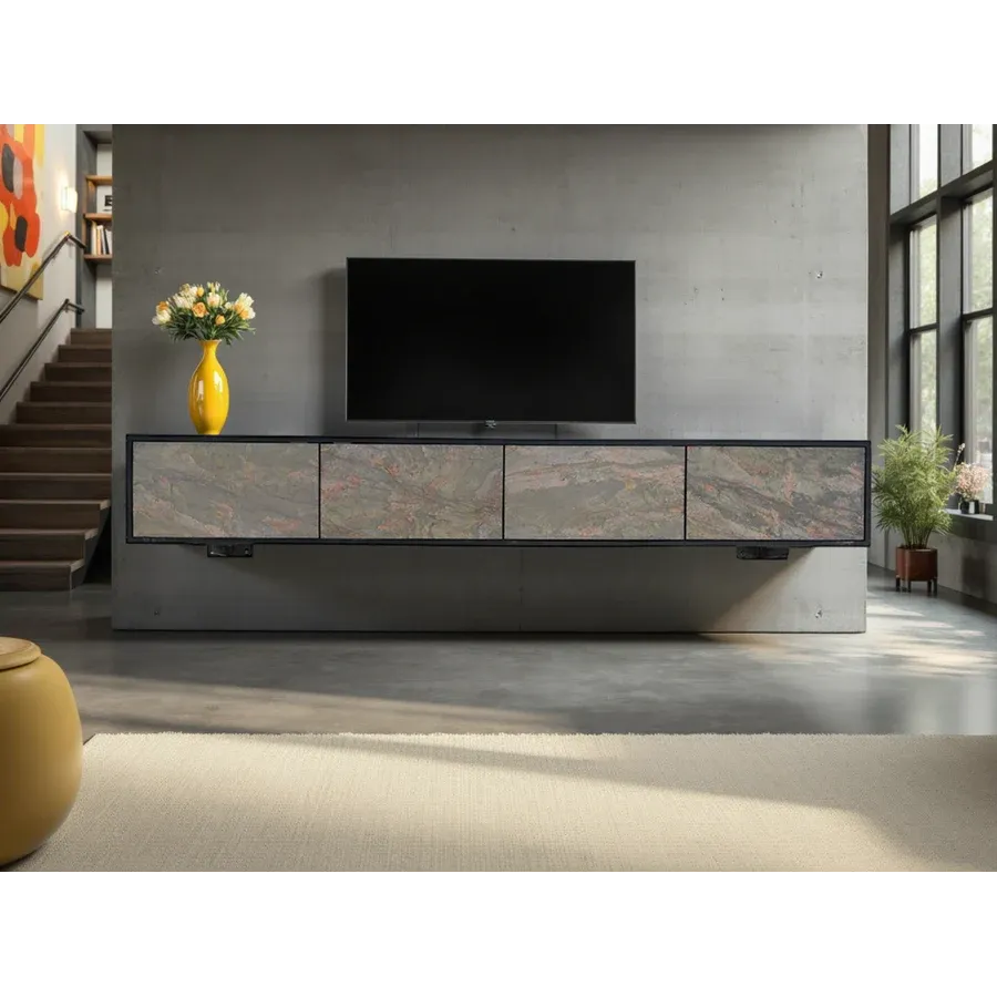 Komoda pod TV MOUNTAIN SOUL z naturalnego kamienia 200cm / 46112