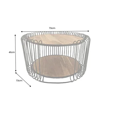 Invicta Stolik kawowy TRUE ELEMENTS 70cm / 45736