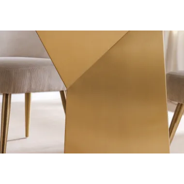 Invicta Konsola EXTRAVAGANCIA optyka białego marmuru 140cm / 45936