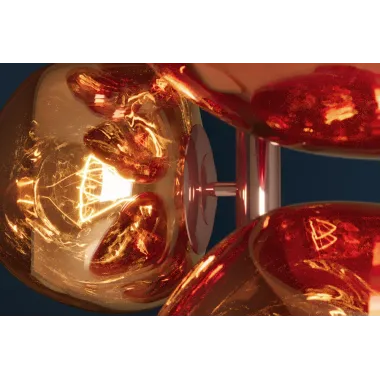 Invicta Lampa podłogowa LIQUID DIAMOND miedź 170cm / 46023
