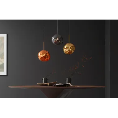 Invicta Lampa wisząca LIQUID DIAMOND 20cm szkło dymione / 46016