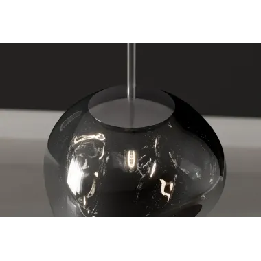 Invicta Lampa wisząca LIQUID DIAMOND 20cm szkło dymione / 46016