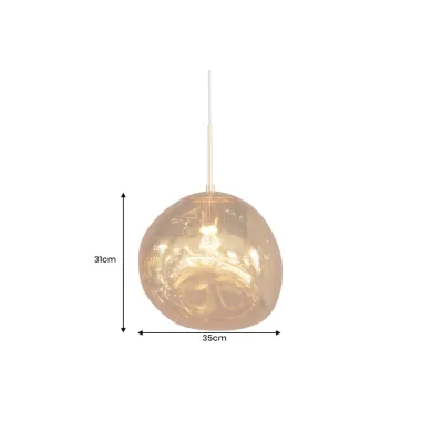 Invicta Lampa wisząca LIQUID DIAMOND 35cm / 46017