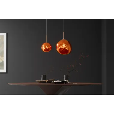 Invicta Lampa wisząca LIQUID DIAMOND miedź 35cm / 46018