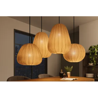 Invicta Lampa wisząca ORGANIC z naturalnego materiału 35cm  / 45843