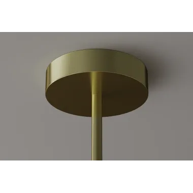 Invicta Lampa wisząca LIQUID DIAMOND 5 szklanych kloszy w kolorze złotym/ 46020