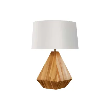 Invicta Lampa stołowa DIAMOND drewno tekowe 60cm / 43848