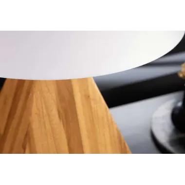 Invicta Lampa stołowa DIAMOND drewno tekowe 60cm / 43848