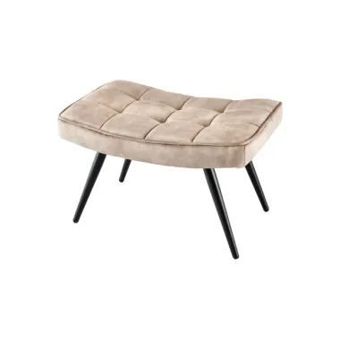 Invicta Stołek aksamitny SCANDINAVIA 40cm / 44027