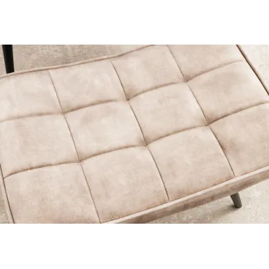 Invicta Stołek aksamitny SCANDINAVIA 40cm / 44027