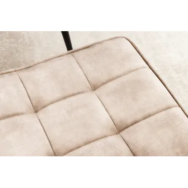 Invicta Stołek aksamitny SCANDINAVIA 40cm / 44027