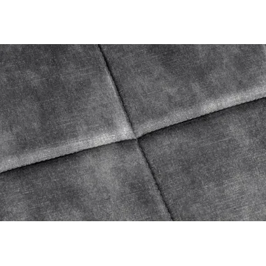 Invicta Stołek SCANDINAVIA aksamitny szary 40cm / 44026