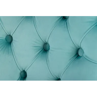 Invicta Krzesło CASTLE z uchwytem aksamitny błękit 57cm / 45844