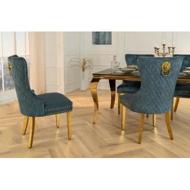 Invicta Krzesło CASTLE z uchwytem w kształcie głowy lwa / 46147