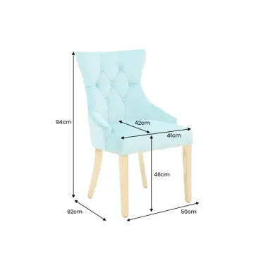 Invicta Krzesło CASTLE DELUXE z uchwytem w kształcie głowy lwa 50cm / 45845