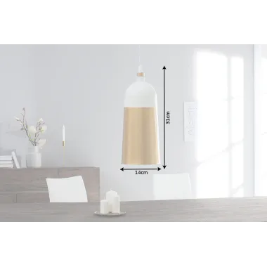 Invicta Lampa wisząca MODERN CHIC białe złoto / 37701