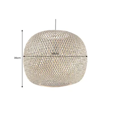 Invicta Lampa wisząca ORGANIC LIVING bambus naturalny  45cm / 40589