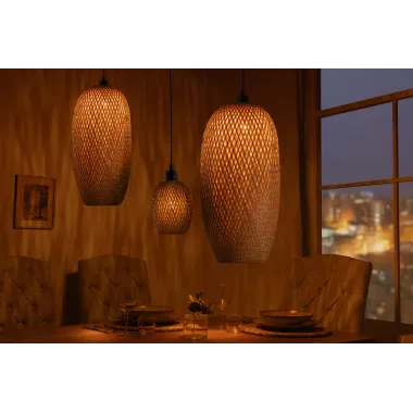 Invicta Lampa wisząca ORGANIC LIVING bambus naturalny  20cm / 40586