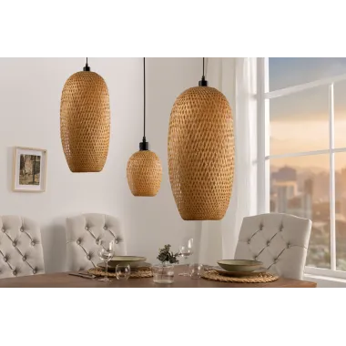 Invicta Lampa wisząca ORGANIC LIVING bambus naturalny  20cm / 40586