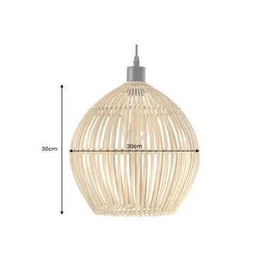 Invicta Lampa wisząca ORGANIC LIVING bambus naturalny  30cm / 40584