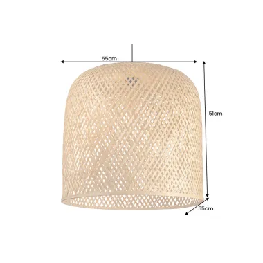 Invicta Lampa wisząca ORGANIC LIVING bambus naturalny 55cm / 40583
