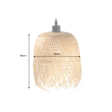 Invicta Lampa wisząca ORGANIC LIVING bambus naturalny 30cm / 40576