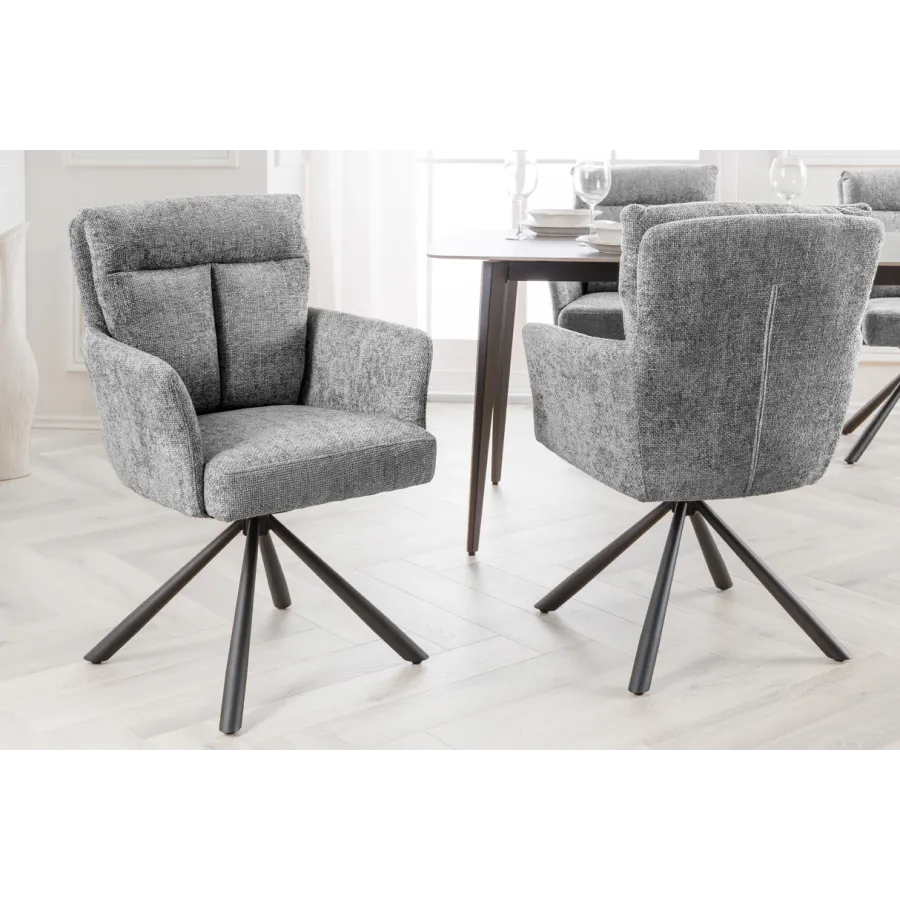 Invicta Krzesło obrotowe BIG GEORGE 360° z podłokietnikami 59cm / 44439