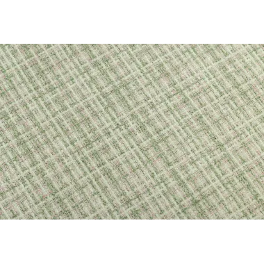 IInvicta Krzesło LYON niebieska krata bouclé 54cm / 44958