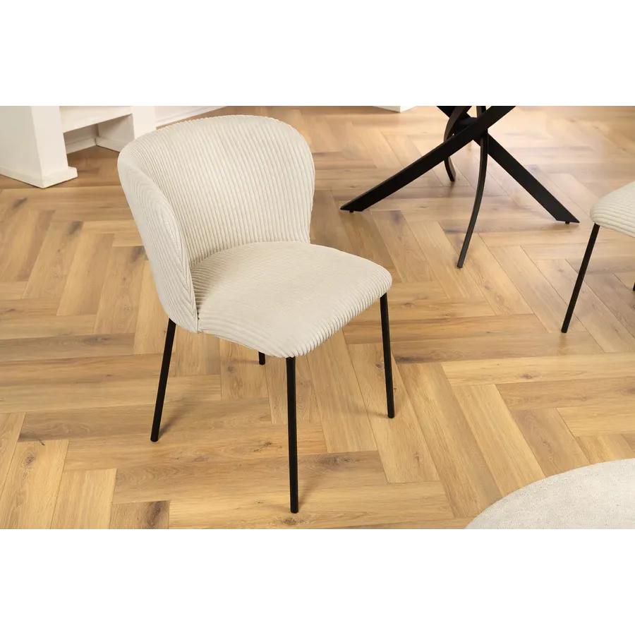 Invicta Krzesło LYON kolor beżowy 54cm / 44961