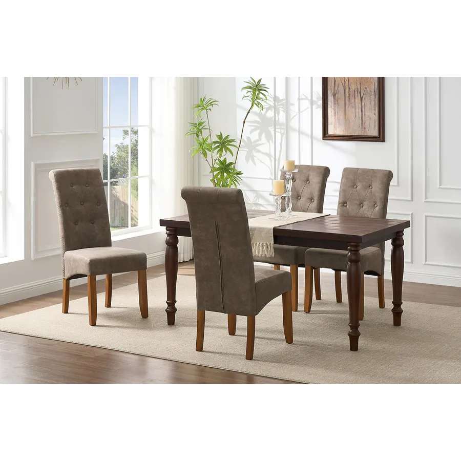 Invicta Krzesło CASA mikrofibra taupe 45cm / 46553