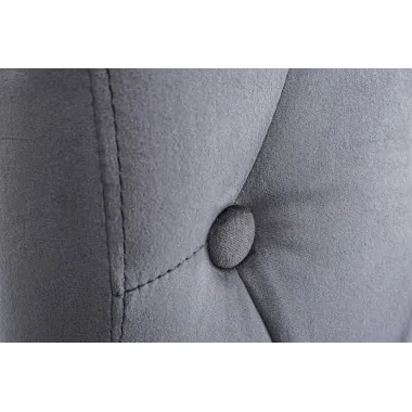 Invicta Krzesło CASA szary aksamit 48cm / 38979