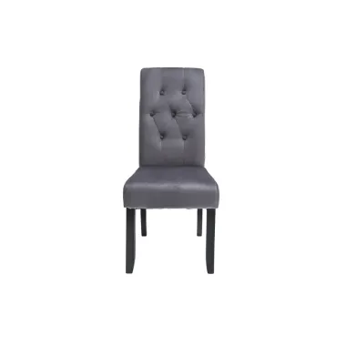 Invicta Krzesło CASA szary aksamit 48cm / 38979