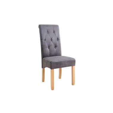 Invicta Krzesło CASA mikrofibra antyczna szarość 45cm / 37293