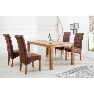 Invicta Krzesło CASA mikrofibra w kolorze whisky 45cm / 37292